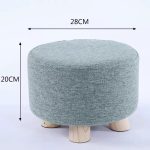 household solid wooden dressing table stool fashionable table stool 5